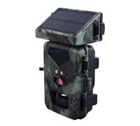 Yechiry Trail Camera, Solar Powered Deer Camera, Waterproof HD Mini Trail Camera | Motion Activated Hunting Camera with IR Night Vision for Recording Wildlife Scouting Hunting Deer