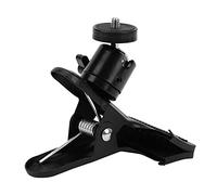 Yechiry Tripod Camera Holder Mount with 360 Degree Rotate Ball Head, 1/4in Screw for Laptop, Camera Mount with Metal Plastic, 170g 6cm Thick