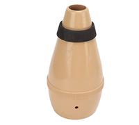 Yechiry Trumpet Mute, Lightweight Compact Trumpet Silencer, Portable Non Rusty Adjustable Sound Practice Mute with ABS Material for Jazz Classic Band Playing (Wood Color)
