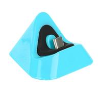 Yechiry Type C Charging Base for/Lite - Portable Triangular Charger with Metal Bottom for Stable Placement - Durable ABS Material, Yellow/Gray/Blue Green - Perfect for Gaming and Charging At