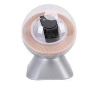 Yechiry Ultra Quiet Single Watch Winder, Universal Fit Automatic Watch Winding Box with LED Lighting, Automatic Mechanical Watches Puller for Mechanical Watches (Silver)