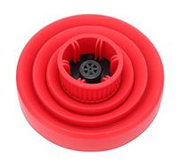 Yechiry Universal Collapsible Hair Dryer Diffuser Portable for Thick Curly Hair Blow Dryer Diffuser for Long Lasting Curls Suitable for Travel Silicone Material (Red)