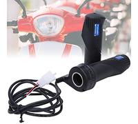 Yechiry Universal Electric Scooter Throttle Grip Accelerator for 22mm Handlebars, Modern Design, Sensitive Control, Rubber Material, 1 Pair