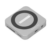 Yechiry USB 3.2 M.2 SSD Enclosure Adapter, 10Gbps 100W PD Charging, 4K HD USB C Adapter Hub with Screen Mirroring, Extension, Dual Card Expansion