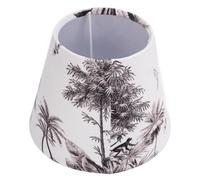 Yechiry Vintage Exquisite Lampshade Velvet Conical for Study Hotel Living Room E27 E14 11x17x13cm (Rainforest)