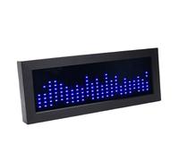 Yechiry Voice Activated Rhythm Light Comprehensive Spectrum Analyzer for Audiophiles and Sound Enthusiasts 11.9x1.4x4.6in (Blue)