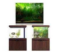 Yechiry Water Grass Style Fish Tank Background Poster, Durable PVC Aquarium Decor Paper for Beautiful Scenery, Self-Adhesive, Various Sizes (PVC 4)