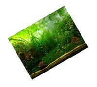 Yechiry Water Grass Style Fish Tank Background Poster, Durable PVC Aquarium Decor Paper for Beautiful Scenery, Self-Adhesive, Various Sizes (PVC 8)