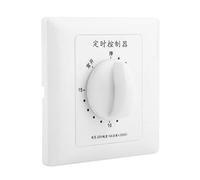 Yechiry Water Pump Timer Intelligent Mechanical Countdown Switch for Household Appliances Control Made of Durable Plastic (15 minutes timer switch)