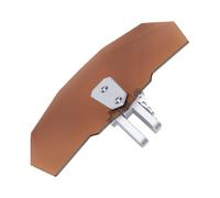 Yechiry Windshield Extension Spoiler Clip Adjustable Universal Clip On for Motorcycle Riders, Enhanced Wind Protection, ABS Material, Silver Bracket, Set of 1 (Brown)