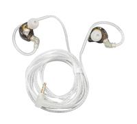 Yechiry Wired Ear Monitor Headphones, 1DD 4BA Hybrid Driver Hifi Detachable Silver Plated 0.75mm 2Pin Cable Earphone, In Ear Earbuds No More Fatigue After Prolonged Use