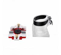 Yechiry Wood Trimmer Router Base, Compact Aluminum Alloy Router Slotting Bracket with Adjustable Design, for 69mm Inner Diameter Routers, Woodworking Projects