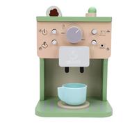 Yechiry Wooden Coffee Maker Toy, Cute Stylish Pretended Play Coffee Appliances Set, Deucational Enlightment Tool Imaginative Play Kitchen Toy, Enhancing Hand Eye Coordination