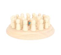 Yechiry Wooden Memory Match Stick Chess Game 6.3in Beech Wood Board Brain Training Toy for Kids Improve Memory Speed Hand Eye Coordination