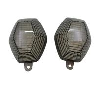 Yecnecty 1 Pair Front Rear Motorcycle Indicator Cover Turn Signal Light Smoke Lens For Suzuki V-Strom DL 650/1000 DRZ 400 S/E/SM SV1000 GSX 1250FA