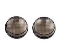 Yecnecty 1 Pair Smoke Lens Front Rear Motorcycle Turn Signal Light Indicator Cover For Kawasaki Vulcan 2000 1600 Honda Shadow VTX Cruisers