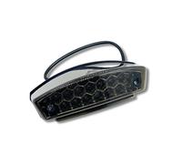 Yecnecty 1PC Smoke Lens Universal Motorcycle Rear Brake Light 21 LED Motorbike License Plate Tail Lamp For Ducati Monster M400 M750 M900 M1000 620 695 800 S2R S4R Vespa