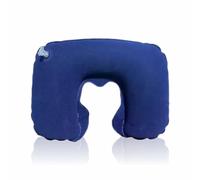 YECP U Shaped Neck Pillow Head & Chin Support Pillow Soft & Comfortable Car Neck Rest Memory Foam Travel Inflatable Comfy Pressure Relief Relax Cushion Deflate & Foldaway After Use 44x27cm (1pc)