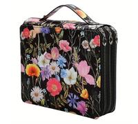 Yedaoiu 124-Slot Multi-Color Large Capacity Pencil Case, 3-Layer Zipper Pen Organizer Bag for Colored Pencils, Markers, Art Supplies & School Stationery Storage-B