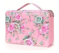 Yedaoiu 124-Slot Multi-Color Large Capacity Pencil Case, 3-Layer Zipper Pen Organizer Bag for Colored Pencils, Markers, Art Supplies & School Stationery Storage-L