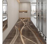 Yedaoiu Cut to Size Hallway Runner Rug, Washable Non-Slip Door Mat, Modern Polyester Carpet for Living Room Kitchen Bedroom Entrance, DIY Floor Cover for Home Office-Q||140 * 100CM