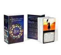 Yedaoiu The iN2IT Zodiac 108 Tarot Cards Deck With Guide Book For Telling Game