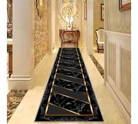 Yedaoiu Vintage Runner Rug Non-Slip, Low-Pile Hallway Carpet with PVC Dot Backing, Traditional Large Print Floor Mat for Entryway Kitchen Staircase, Easy Clean, Beige-I||50x80cm(20x32inch)