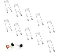 YEDJFFIYO 10 Pcs Downlight Spring Clips - Heavy Duty Recessed Lighting Retention Clips for LED Ceiling Lights - Secure Mounting Clamps for Panel Lights & Spotlights(52x19mm)