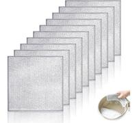 YEDJFFIYO 10 PCS Wire Dishwashing Ragsm, Multipurpose Stainless Steel Cloth, Non-Scratch Scrubbing Wire Dishwashing Rags for Scrubbing and Cleaning Dishes, Pots, Sinks