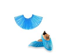 YEDJFFIYO 100 Pcs Disposable Shoe Covers, Premium Waterproof & Slip Resistant Boot Covers, Extra Thick Heavy Duty Overshoes for Indoor/Outdoor, One Size Fits Most