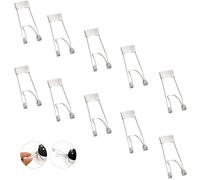 YEDJFFIYO 10PCS 52x19mm Downlight Spring Clips - Heavy Duty Recessed Lighting Retention Clips for LED Ceiling Lights - Secure Mounting Clamps for Panel Lights & Spotlights