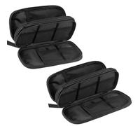 YEDJFFIYO 2 Pcs Electronic Organizer Bag, 19×10×5.5cm Cable Organizer, Travel Organiser for Chargers/Power Banks/Travel/Business