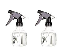 YEDJFFIYO 2 PCS Misting Spray Bottle, 250ml Empty Water Hair Mist Spray Bottle, Refillable Trigger Sprayer, Plastic Sprays Bottles for Salons, Greenhouses & Home Care