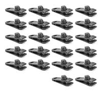 YEDJFFIYO 22Pcs Heavy Duty Tarpaulin Clips, trampoline cover, tarp clips for Waterproof, Camping, Hiking, Backpacking, Boating（Black）