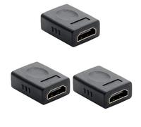YEDJFFIYO 3 PCS HDMI Coupler, 2.0 Female to Female Adapter, HDMI Connector, Support 8K/4K@60Hz UHD, Ideal Support for Laptop, HDTV, PC, Monitor & Cinema