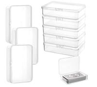 YEDJFFIYO 9PCS Playing Card Case, Clear Playing Card Box, Plastic Card Storage, Card Deck Box for Game Cards, Trading Cards, Sports Cards, Bank Cards, Business Cards