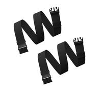 YEDJFFIYO Elasticated Belt Men, 2 PCS 110CM Black Men Elastic Belt, Buckle Adjustable Tactical Belt for Outdoor, Hiking & Daily Wear