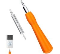 YEDJFFIYO Ring Doorbell Screwdriver Replacement, Double-Ended Screwdriver for All Doorbells, T6 and T15 Torx Head
