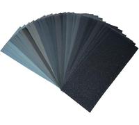 YEDJFFIYO Wet and Dry Sandpaper Set, 80 Pieces, 150/500/1200/3000 Grit, 23 x 9 cm