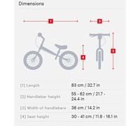 Yedoo Onetoo Balance Bike One Size Red / Orange