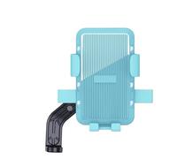 YEDWEW 360° Rotating Bike Phone Mount Riding Phone Holder, 360° Rotation, Reserved Charging Port, Mechanical Buckle Lock For Mounting Riding Equipment Motorcycle Handlebar Navigation Bracket(Blue)