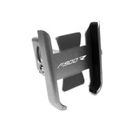 YEDWEW For BMW For F900R Motorcycle Mobile Phone Holder GPS Stand Mirror Handlebar Recharge Paragraph Motorcycle Navigation Bracket 360° Rotation Phone Holder(Handlebar Silver)