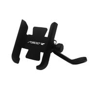 YEDWEW For BMW For F900R Motorcycle Mobile Phone Holder GPS Stand Mirror Handlebar Recharge Paragraph Motorcycle Navigation Bracket 360° Rotation Phone Holder(Mirror type Black)