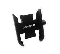 YEDWEW For BMW For F900R Motorcycle Mobile Phone Holder GPS Stand Mirror Handlebar Recharge Paragraph Motorcycle Navigation Bracket 360° Rotation Phone Holder(Handlebar Black)
