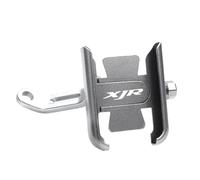 YEDWEW For Ya&ma&ha For XJ6 Diversion/F XJR1300 SUPERTENERE XT1200ZE Motorcycle Mobile Phone Holder GPS Stand Motorcycle Handlebar Phone Mount 360° Rotating Bike Phone Mount(Mirror type Silver)