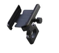 YEDWEW Motorcycle Mobile Phone Holder Mobile Phone Bracket Motorcycle CNC Aluminum Handle Bar GPS Stand Holder Accessories For CT125 Hunter Cub 2023 360° Rotating Bike Phone Mount(Black-B)