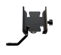 YEDWEW Motorcycle Mobile Phone Holder Mobile Phone Bracket Motorcycle CNC Aluminum Handle Bar GPS Stand Holder Accessories For CT125 Hunter Cub 2023 360° Rotating Bike Phone Mount(Black-A)