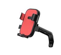 YEDWEW Motorcycle Phone Bracket Motorcycle Takeaway Express Second Lock Mobile Phone Bracket Navigation Riding(Red-A)