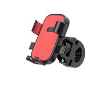 YEDWEW Motorcycle Phone Bracket Motorcycle Takeaway Express Second Lock Mobile Phone Bracket Navigation Riding(Red-B)