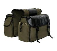 YEDWEW Motorcycle Tail Pack Double Pannier Pack with Adjustable Hooks Saddle Bag Motorcycle Rider Travel Bags